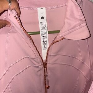 lululemon pink gold jacket